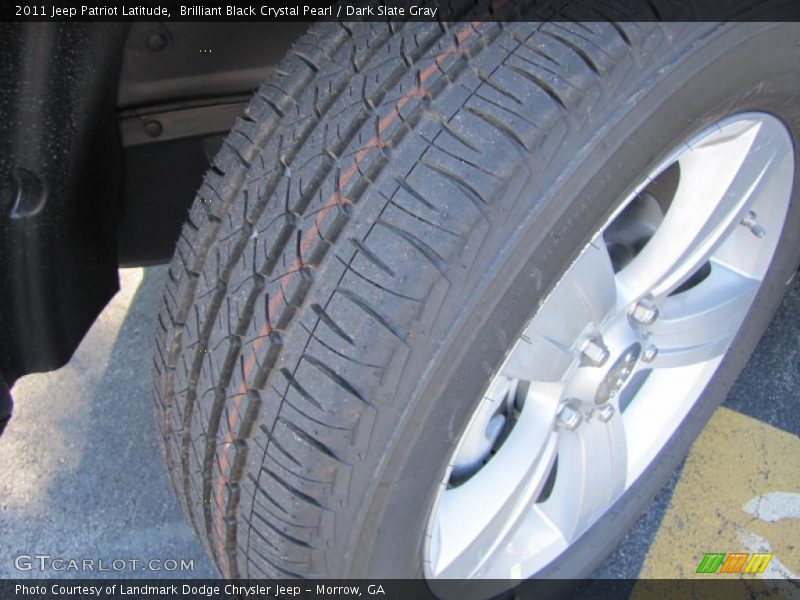 Brilliant Black Crystal Pearl / Dark Slate Gray 2011 Jeep Patriot Latitude