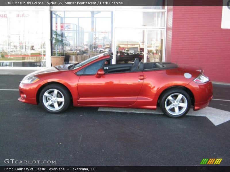 Sunset Pearlescent / Dark Charcoal 2007 Mitsubishi Eclipse Spyder GS