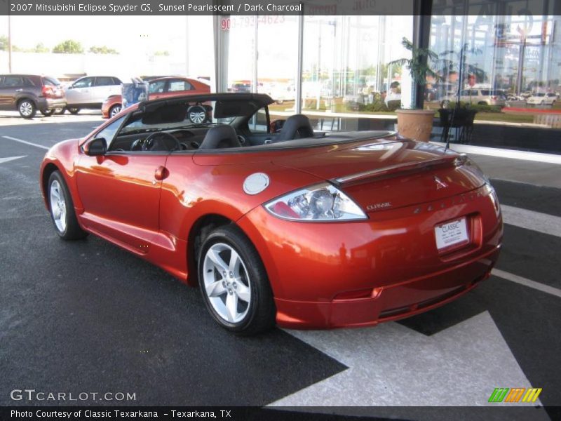 Sunset Pearlescent / Dark Charcoal 2007 Mitsubishi Eclipse Spyder GS
