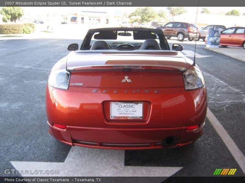Sunset Pearlescent / Dark Charcoal 2007 Mitsubishi Eclipse Spyder GS
