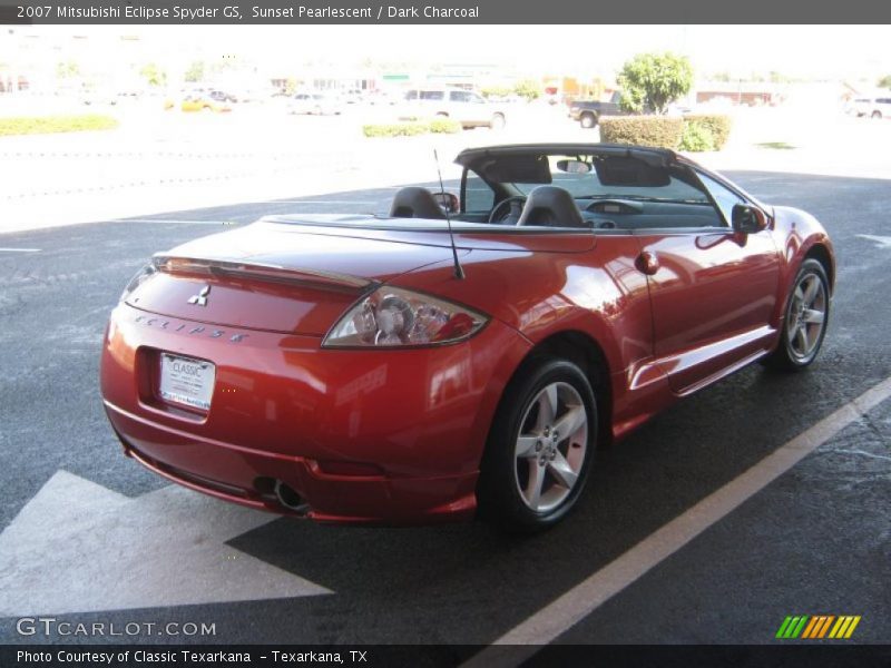 Sunset Pearlescent / Dark Charcoal 2007 Mitsubishi Eclipse Spyder GS
