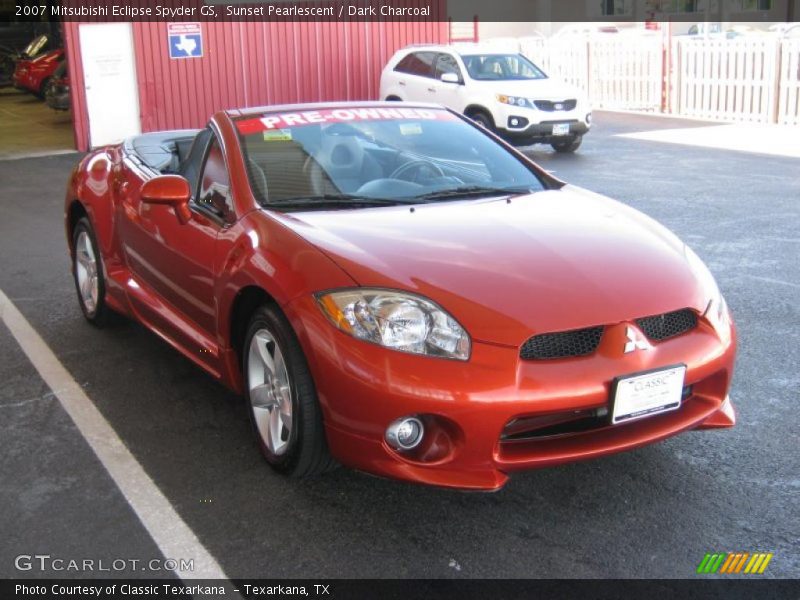 Sunset Pearlescent / Dark Charcoal 2007 Mitsubishi Eclipse Spyder GS