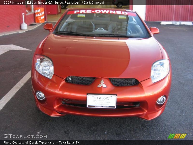 Sunset Pearlescent / Dark Charcoal 2007 Mitsubishi Eclipse Spyder GS