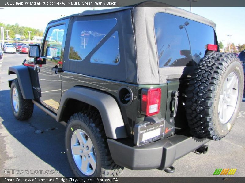 Natural Green Pearl / Black 2011 Jeep Wrangler Rubicon 4x4