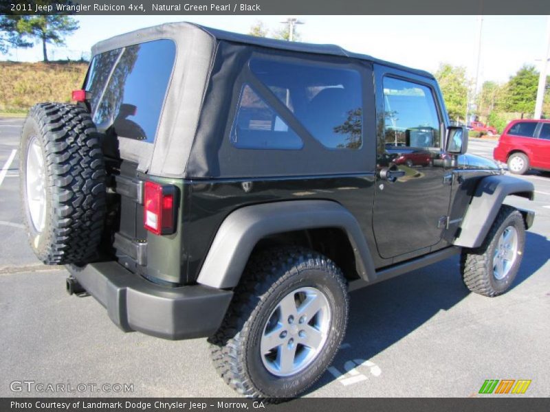 Natural Green Pearl / Black 2011 Jeep Wrangler Rubicon 4x4