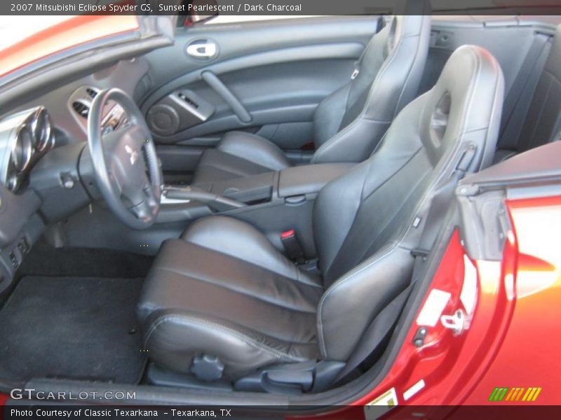  2007 Eclipse Spyder GS Dark Charcoal Interior