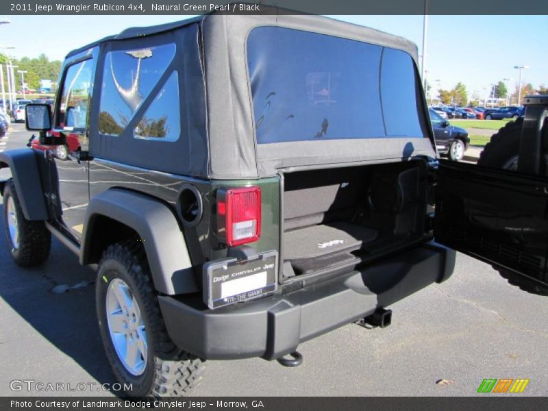 Natural Green Pearl / Black 2011 Jeep Wrangler Rubicon 4x4