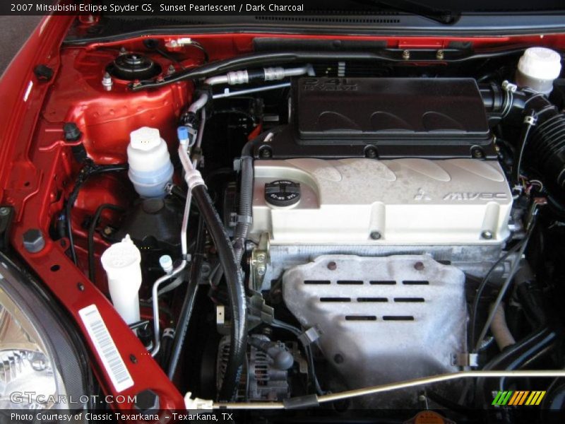  2007 Eclipse Spyder GS Engine - 2.4 Liter DOHC 16-Valve MIVEC 4 Cylinder