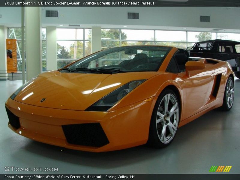 Front 3/4 View of 2008 Gallardo Spyder E-Gear