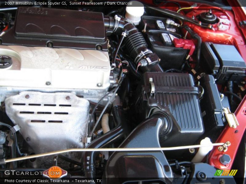 2007 Eclipse Spyder GS Engine - 2.4 Liter DOHC 16-Valve MIVEC 4 Cylinder
