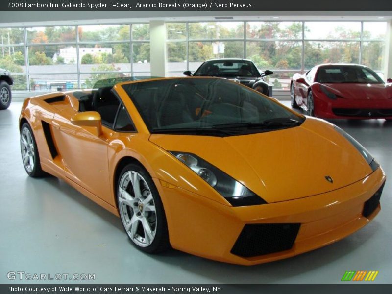 Front 3/4 View of 2008 Gallardo Spyder E-Gear