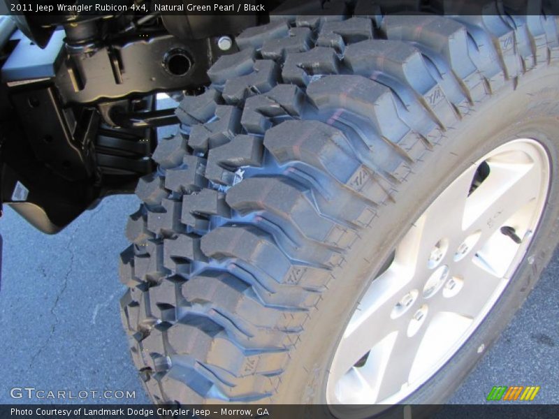 Natural Green Pearl / Black 2011 Jeep Wrangler Rubicon 4x4