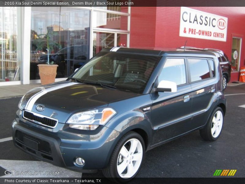 Denim Blue / Black Soul Logo Cloth 2010 Kia Soul Denim Special Edition