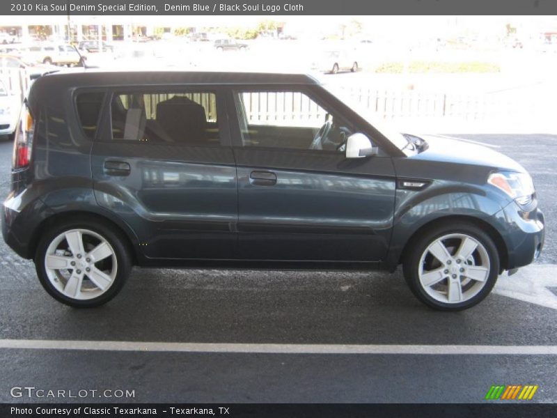 Denim Blue / Black Soul Logo Cloth 2010 Kia Soul Denim Special Edition