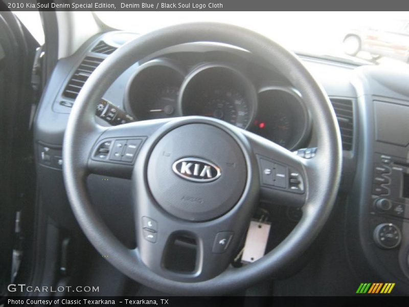Denim Blue / Black Soul Logo Cloth 2010 Kia Soul Denim Special Edition