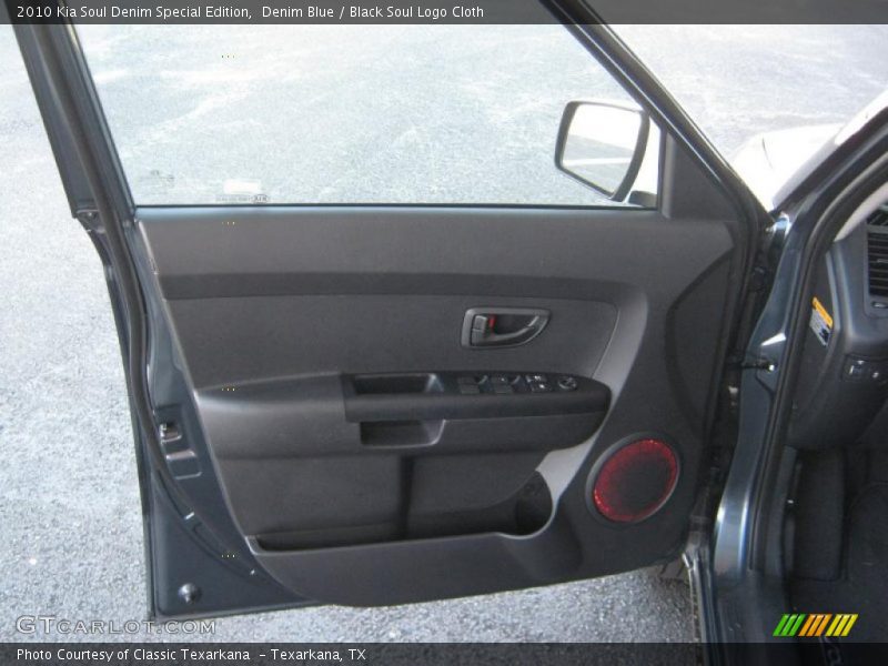 Denim Blue / Black Soul Logo Cloth 2010 Kia Soul Denim Special Edition