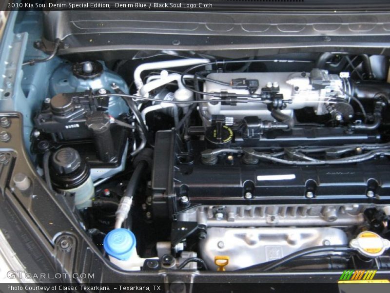 Denim Blue / Black Soul Logo Cloth 2010 Kia Soul Denim Special Edition