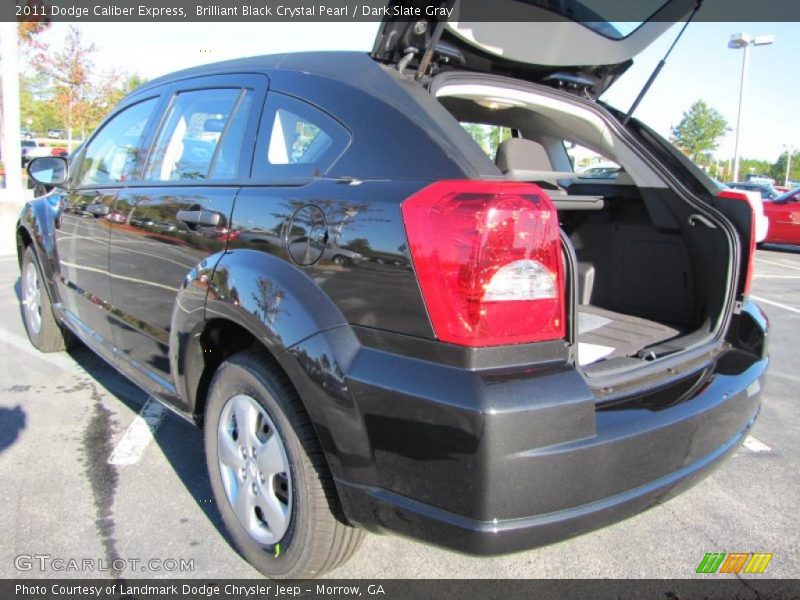 Brilliant Black Crystal Pearl / Dark Slate Gray 2011 Dodge Caliber Express