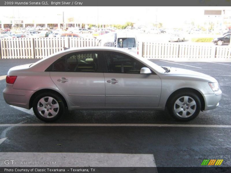 Bright Silver / Gray 2009 Hyundai Sonata GLS