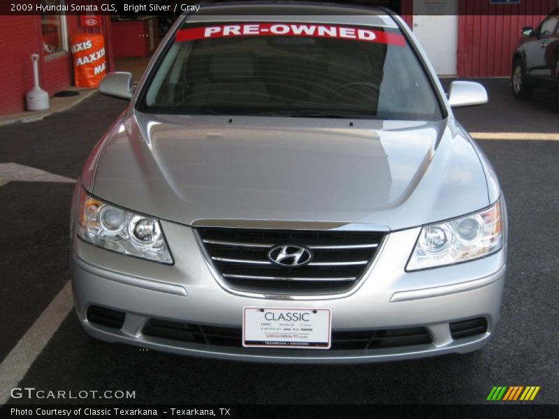 Bright Silver / Gray 2009 Hyundai Sonata GLS