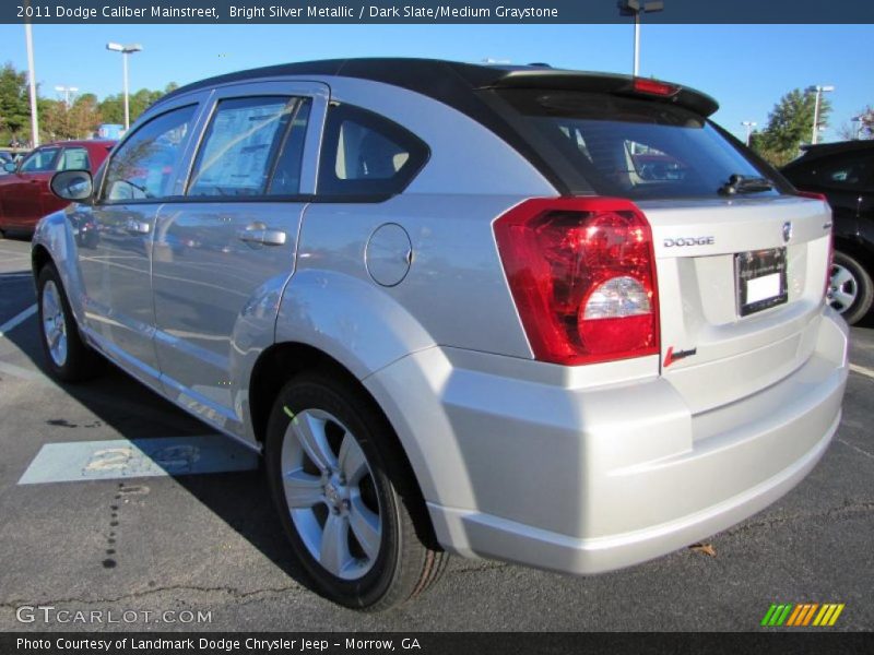 Bright Silver Metallic / Dark Slate/Medium Graystone 2011 Dodge Caliber Mainstreet