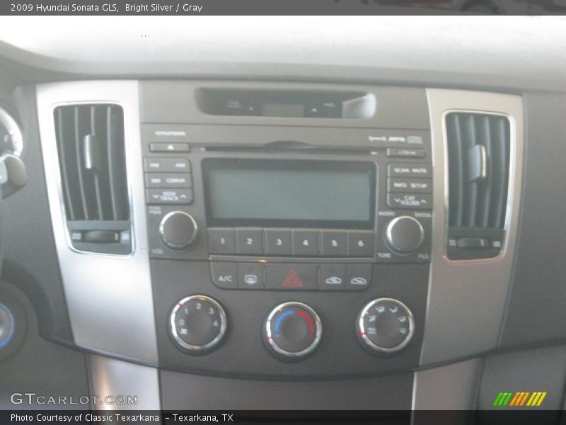 Bright Silver / Gray 2009 Hyundai Sonata GLS