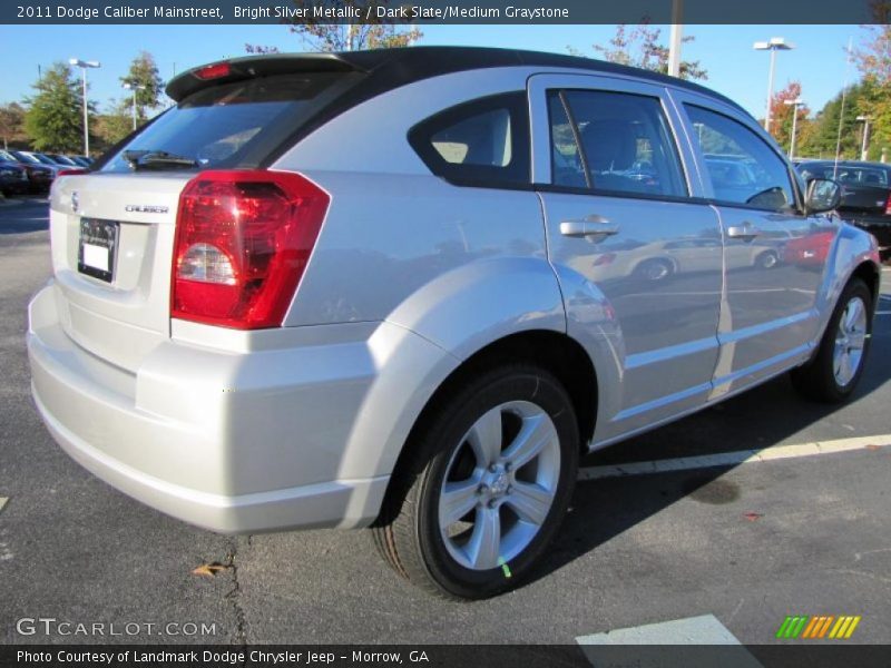 Bright Silver Metallic / Dark Slate/Medium Graystone 2011 Dodge Caliber Mainstreet