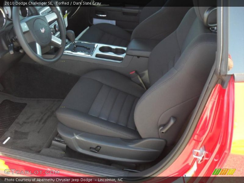 TorRed / Dark Slate Gray 2010 Dodge Challenger SE