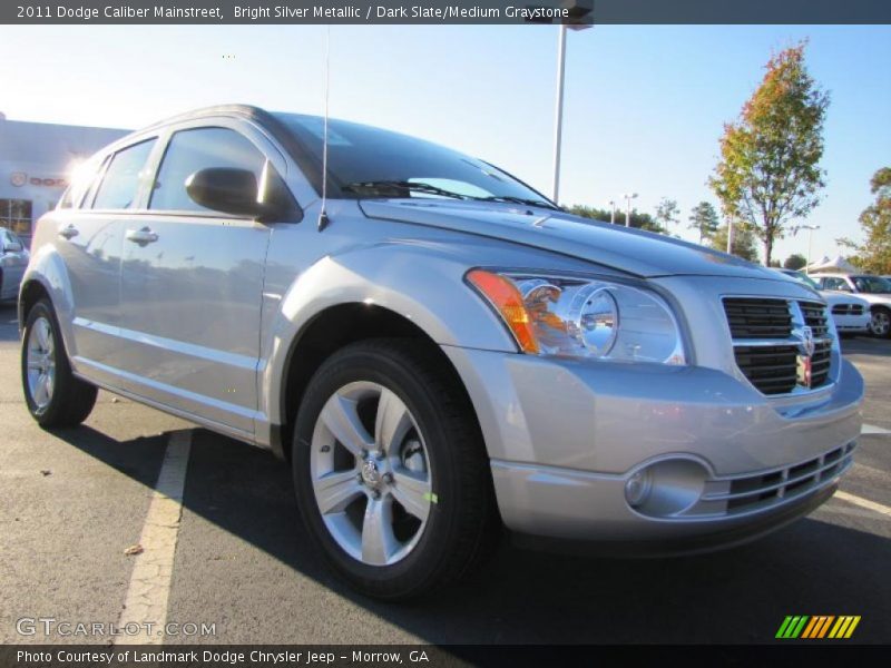 Bright Silver Metallic / Dark Slate/Medium Graystone 2011 Dodge Caliber Mainstreet