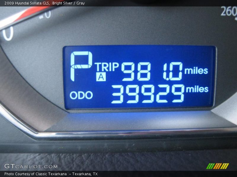 Bright Silver / Gray 2009 Hyundai Sonata GLS