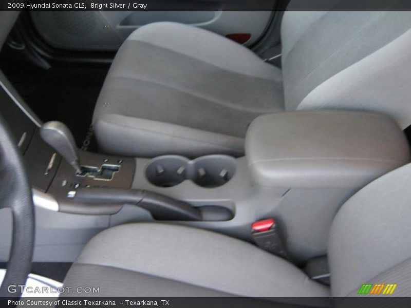 Bright Silver / Gray 2009 Hyundai Sonata GLS
