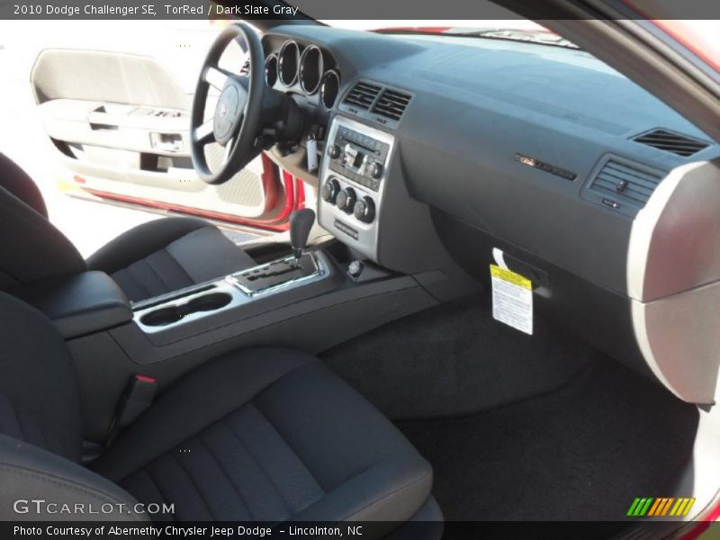 TorRed / Dark Slate Gray 2010 Dodge Challenger SE
