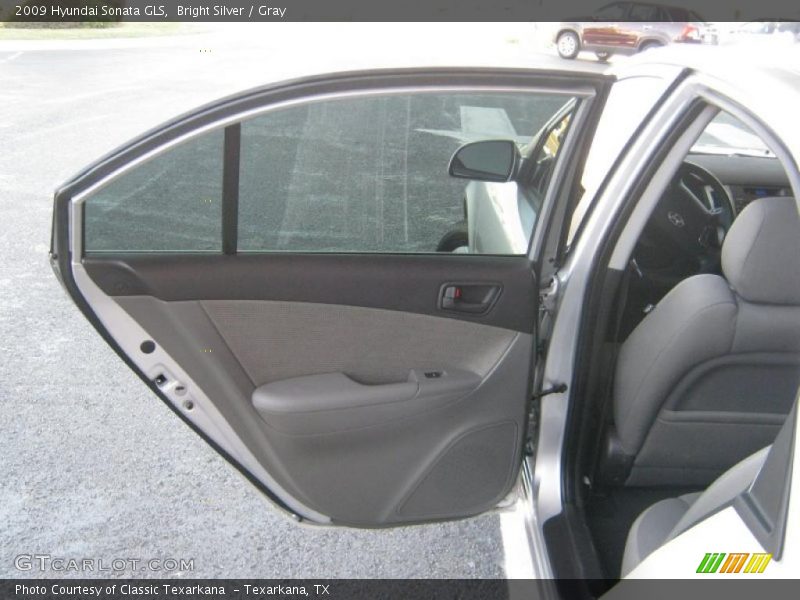 Bright Silver / Gray 2009 Hyundai Sonata GLS