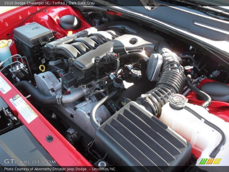 TorRed / Dark Slate Gray 2010 Dodge Challenger SE
