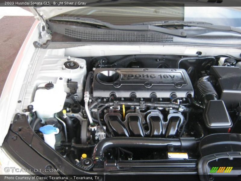 Bright Silver / Gray 2009 Hyundai Sonata GLS