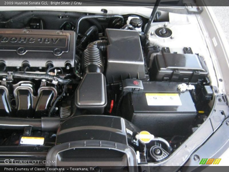 Bright Silver / Gray 2009 Hyundai Sonata GLS