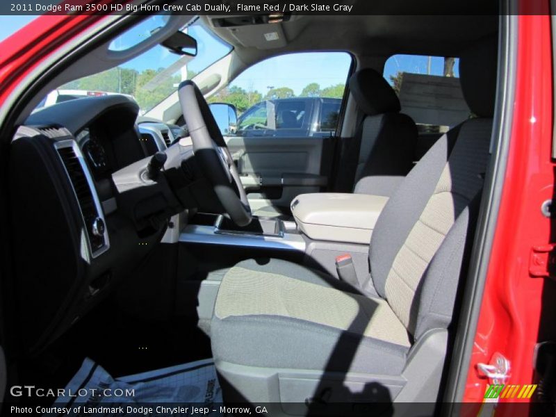 Flame Red / Dark Slate Gray 2011 Dodge Ram 3500 HD Big Horn Crew Cab Dually