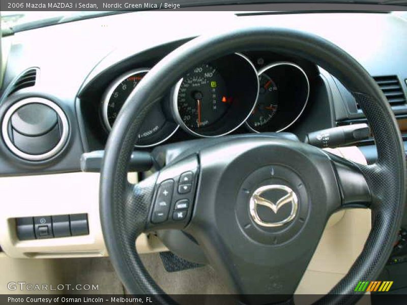 Nordic Green Mica / Beige 2006 Mazda MAZDA3 i Sedan