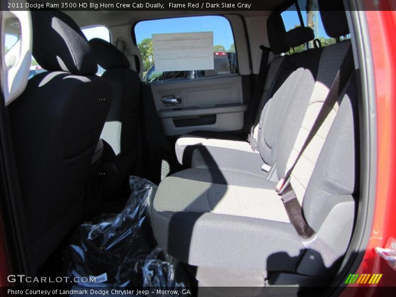 Flame Red / Dark Slate Gray 2011 Dodge Ram 3500 HD Big Horn Crew Cab Dually