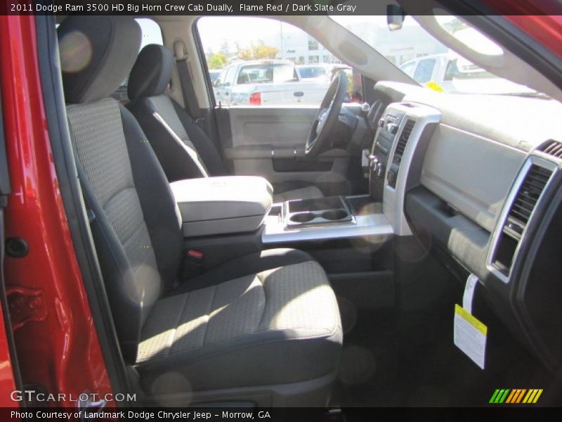 Flame Red / Dark Slate Gray 2011 Dodge Ram 3500 HD Big Horn Crew Cab Dually