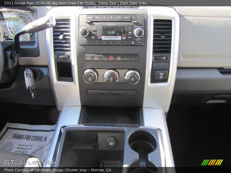 Flame Red / Dark Slate Gray 2011 Dodge Ram 3500 HD Big Horn Crew Cab Dually