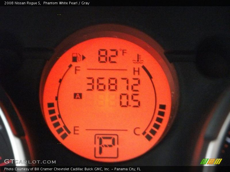 Phantom White Pearl / Gray 2008 Nissan Rogue S