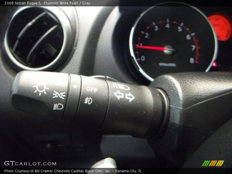 Phantom White Pearl / Gray 2008 Nissan Rogue S