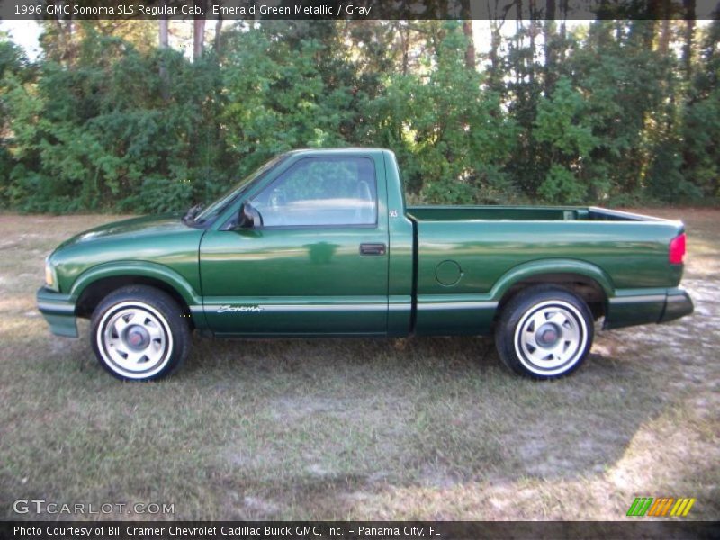  1996 Sonoma SLS Regular Cab Emerald Green Metallic