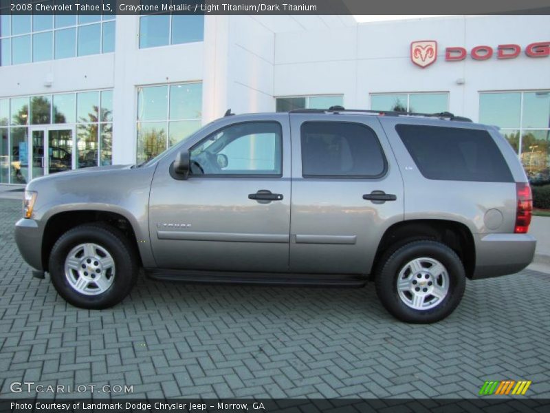 Graystone Metallic / Light Titanium/Dark Titanium 2008 Chevrolet Tahoe LS
