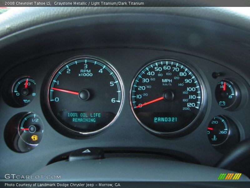 Graystone Metallic / Light Titanium/Dark Titanium 2008 Chevrolet Tahoe LS