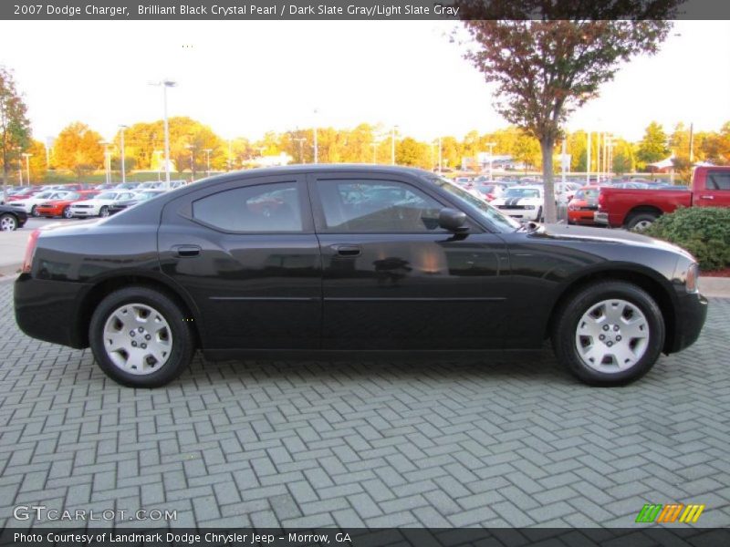 Brilliant Black Crystal Pearl / Dark Slate Gray/Light Slate Gray 2007 Dodge Charger