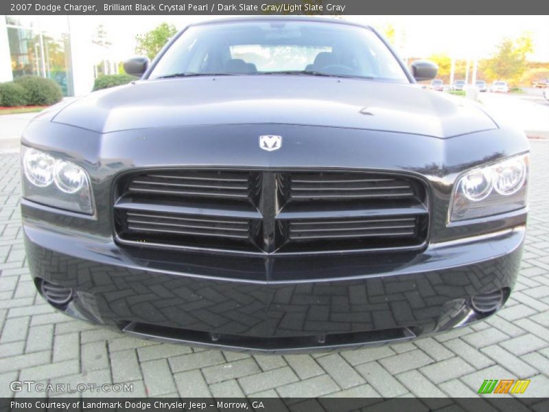 Brilliant Black Crystal Pearl / Dark Slate Gray/Light Slate Gray 2007 Dodge Charger