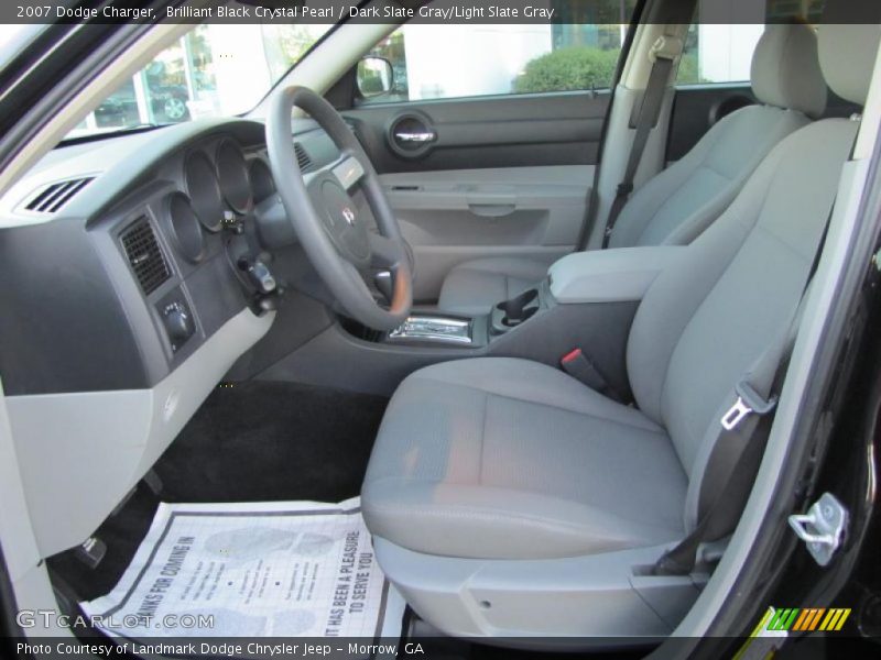 Brilliant Black Crystal Pearl / Dark Slate Gray/Light Slate Gray 2007 Dodge Charger