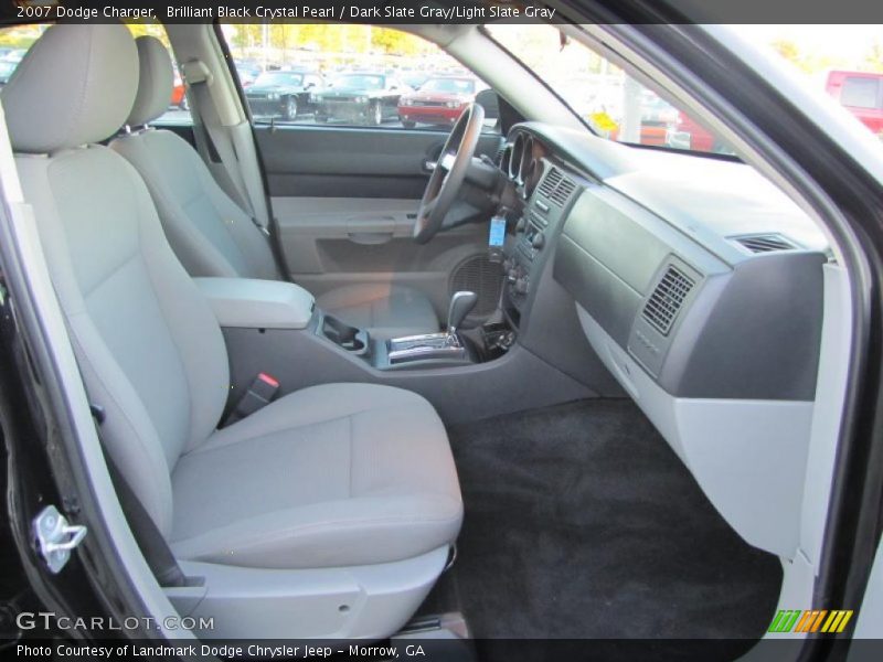 Brilliant Black Crystal Pearl / Dark Slate Gray/Light Slate Gray 2007 Dodge Charger